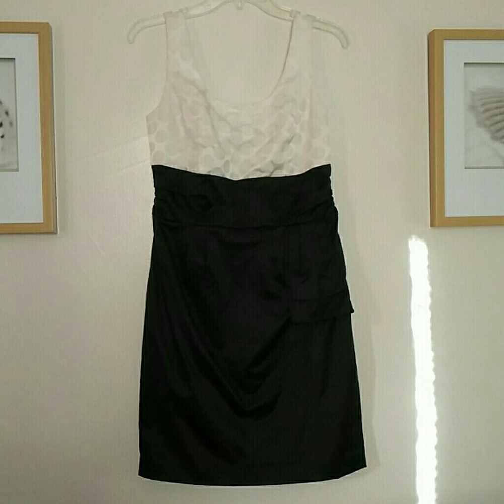 Limited edition white and black dress